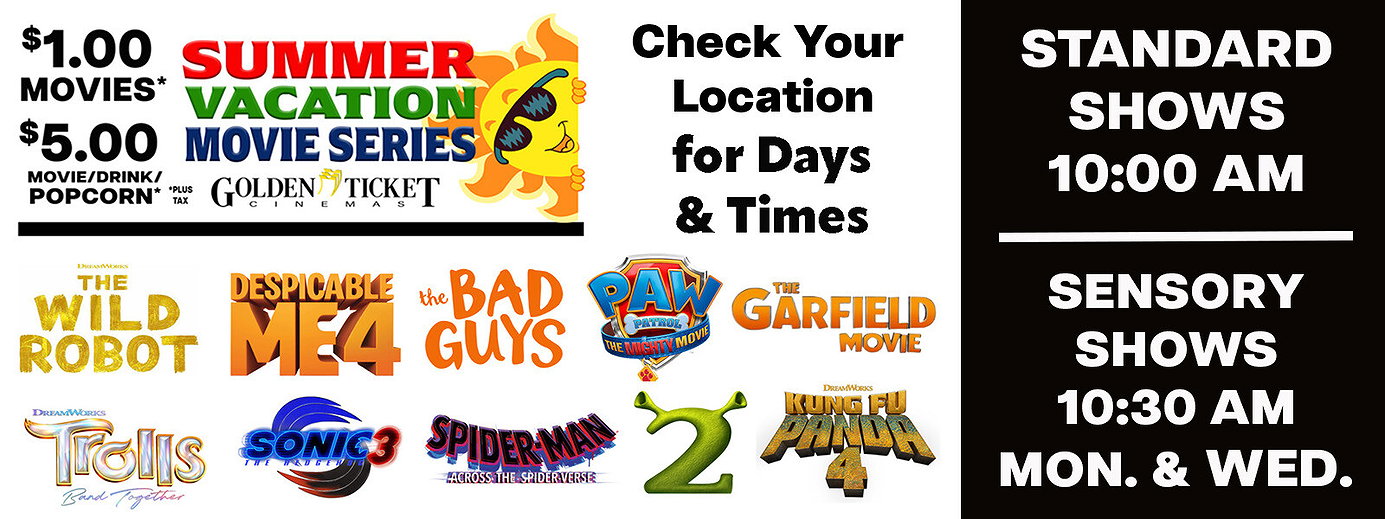 Golden Ticket Cinemas | Harrison, Ar - Movie Showtimes