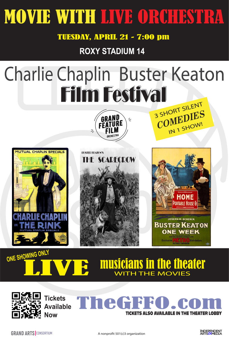 CHARLIE CHAPLIN-BUSTER KEATON FILM FESTIVAL - Roxy Stadium 14